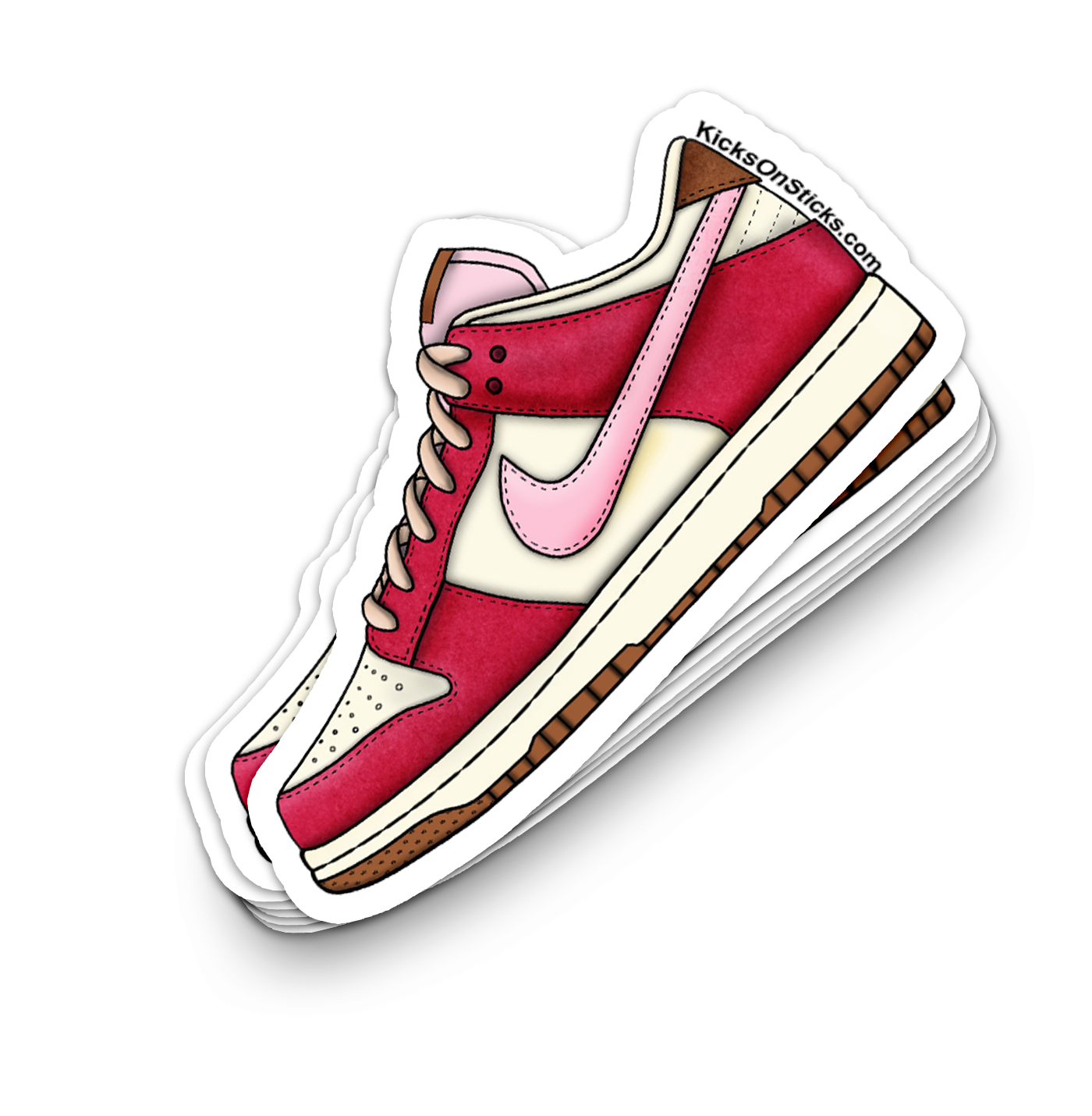 Dunk Low "Bacon" Sneaker Sticker