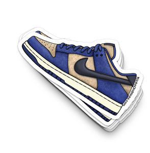 Dunk Low "Blue Suede" Sneaker Sticker