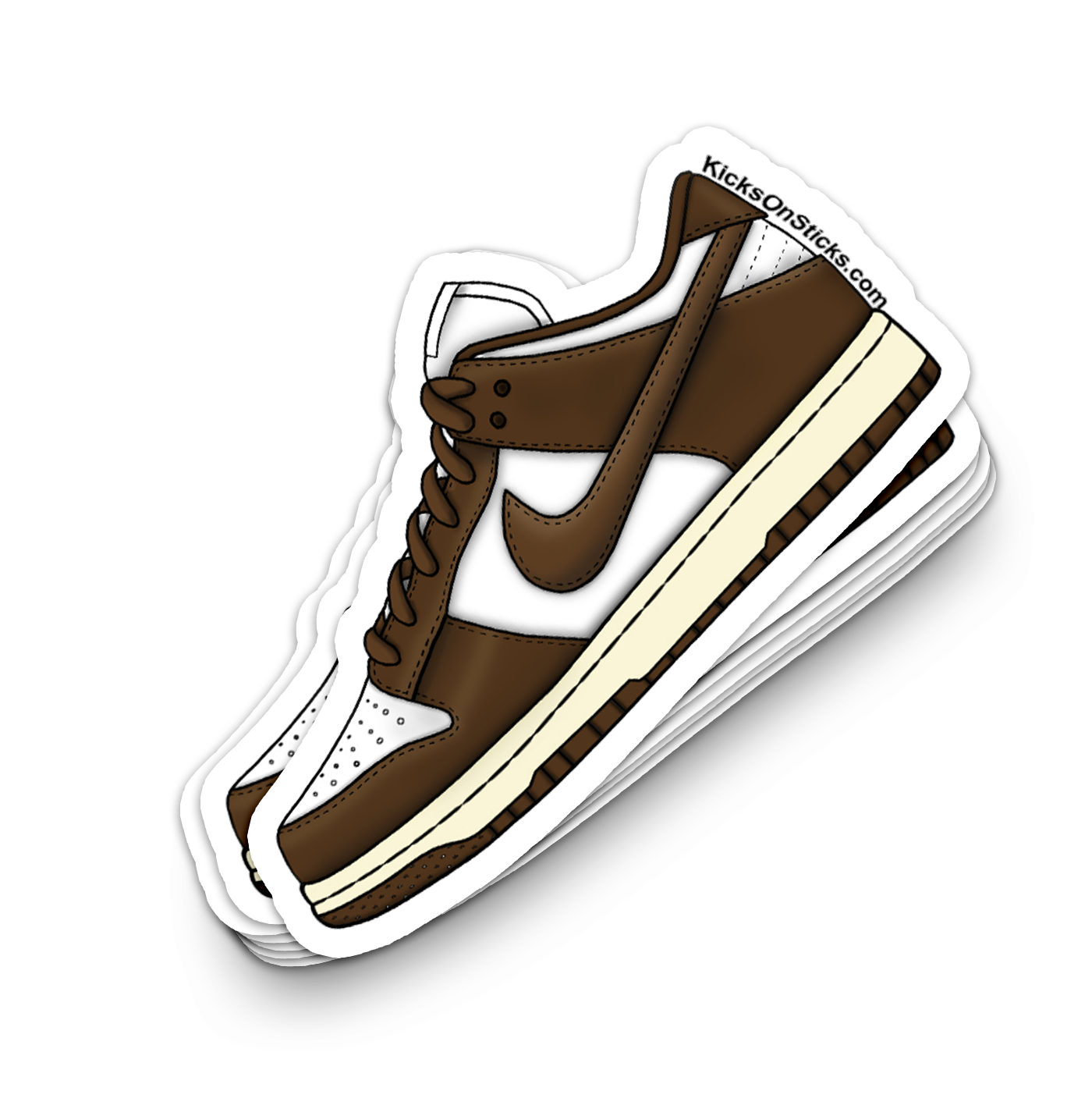 Dunk Low "Cacao" Sneaker Sticker