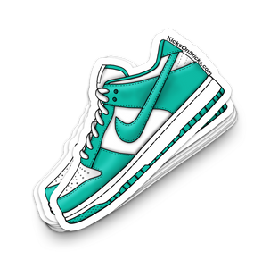 Dunk Low "Clear Jade" Sneaker Sticker