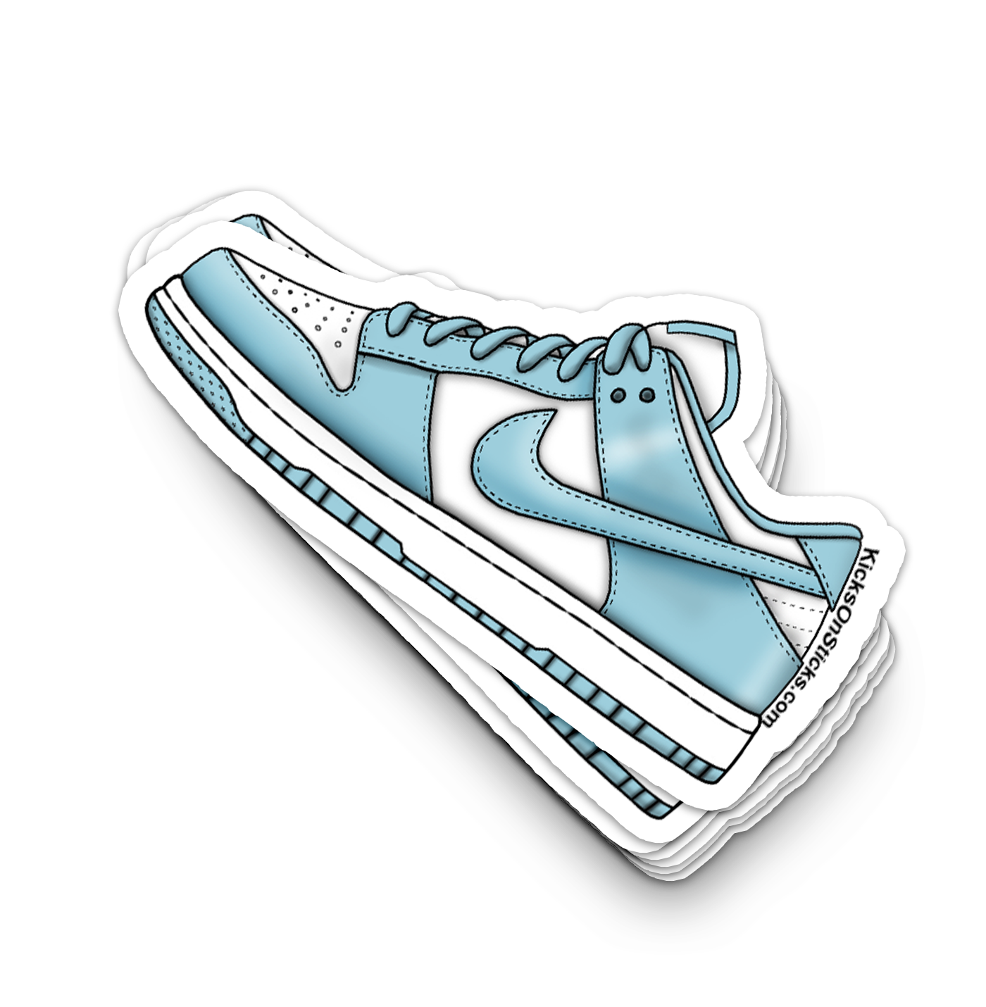 Dunk Low "Denim Turquoise" Sneaker Sticker