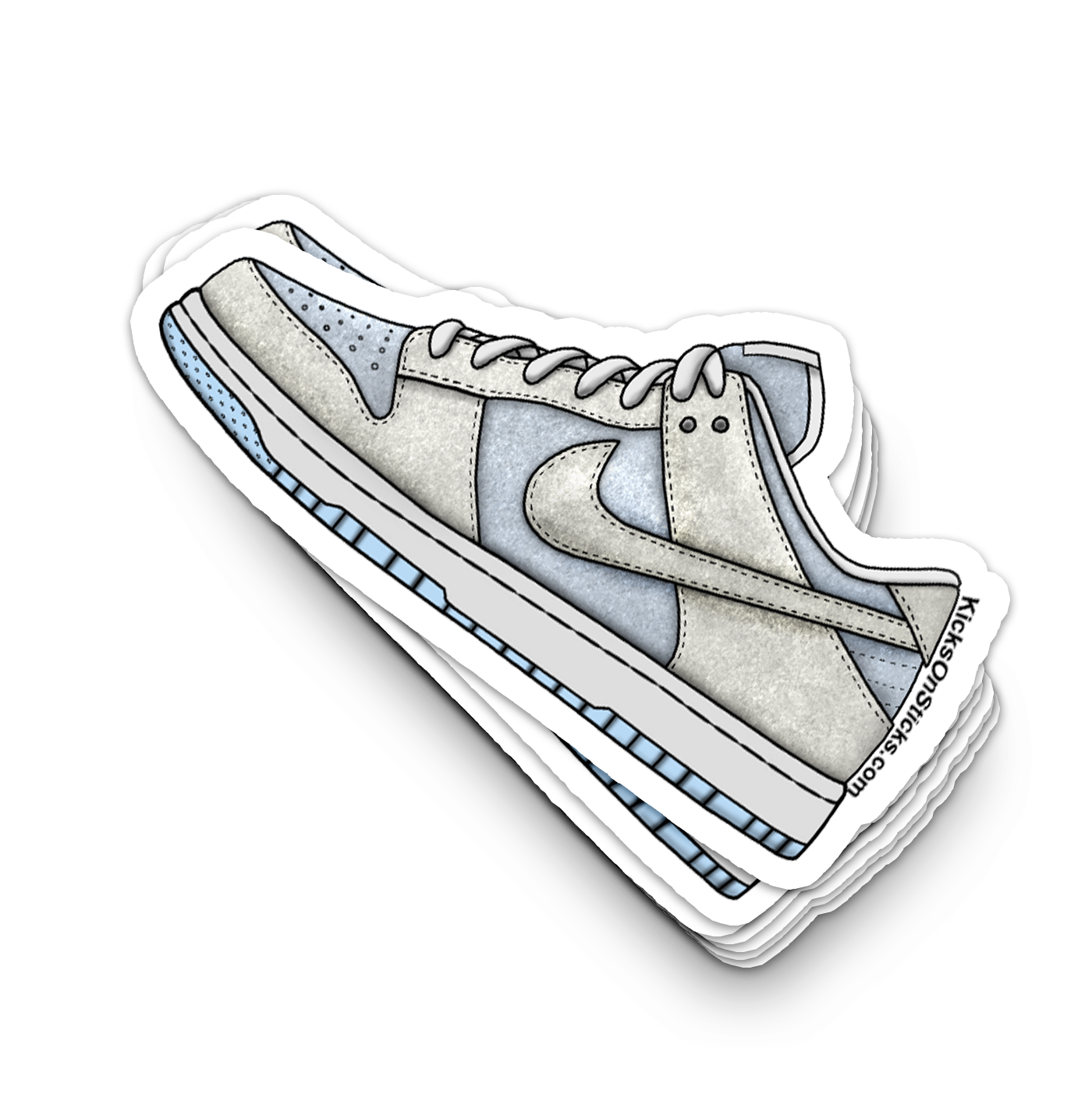 Dunk Low "Light Armory Blue Photo Dust" Sneaker Sticker