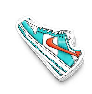 Dunk Low "Miami Dolphins" Sneaker Sticker