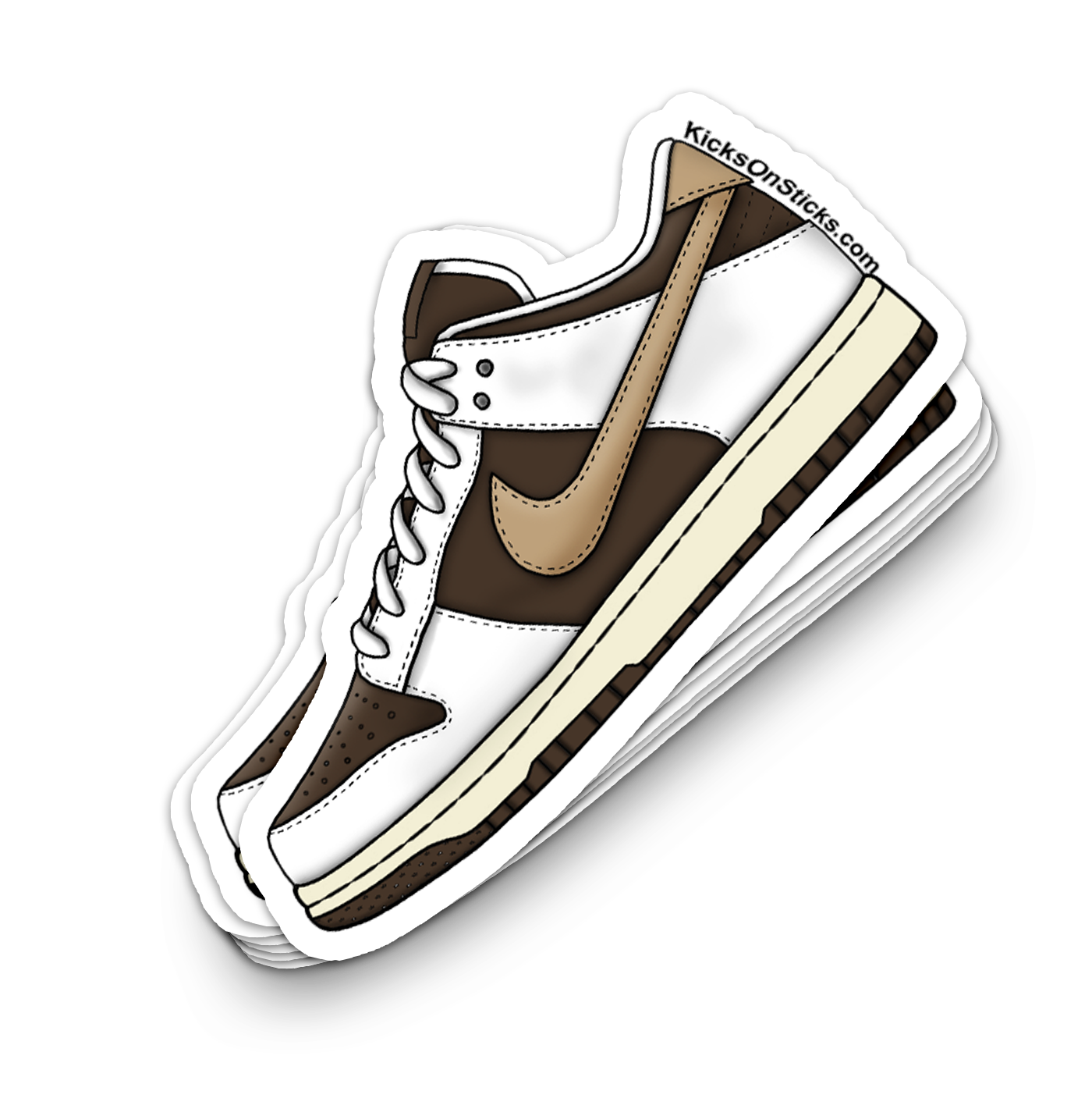 Dunk Low "NN Baroque Brown" Sneaker Sticker
