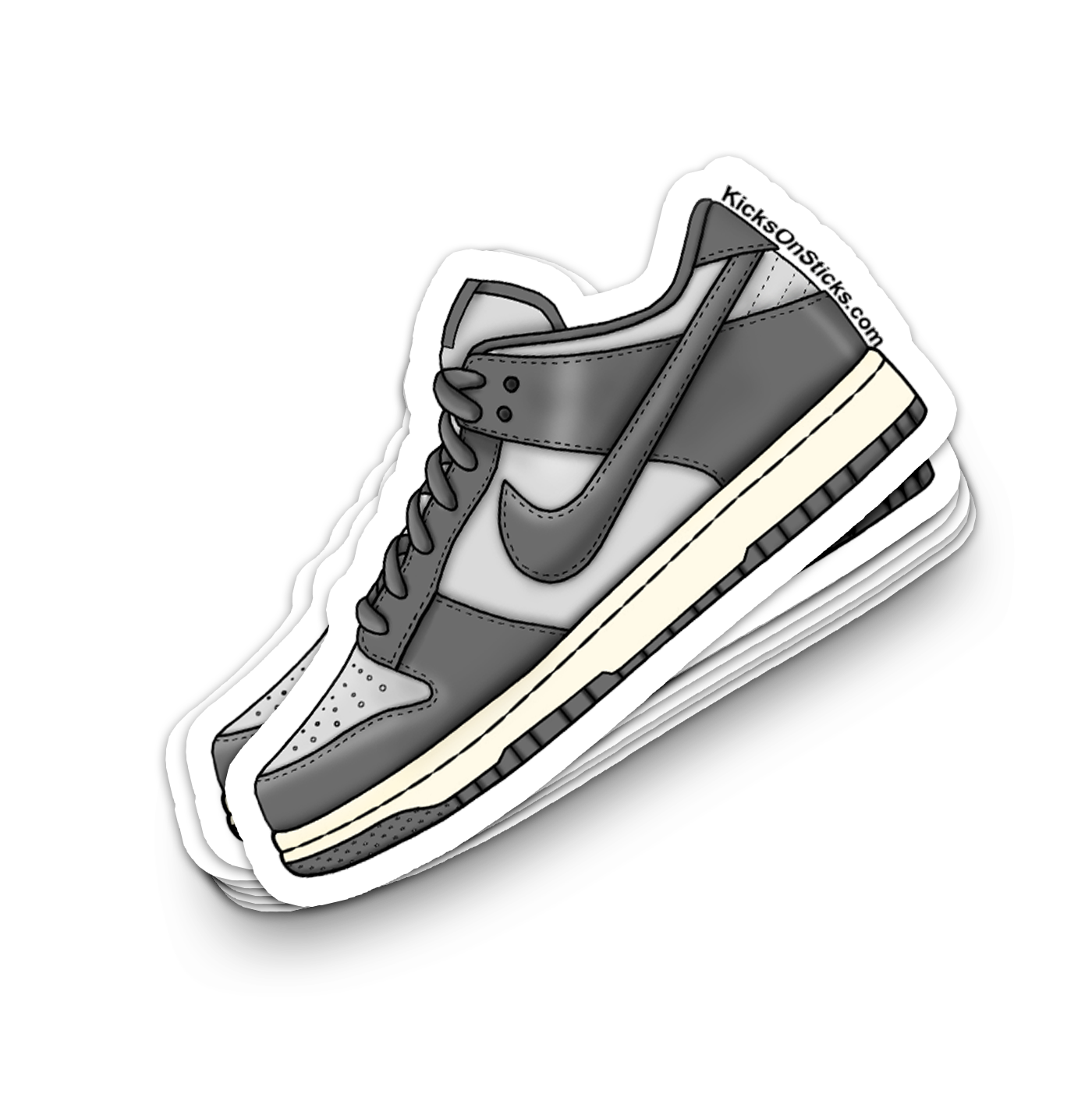 Dunk Low "Next Nature Smoke Grey" Sneaker Sticker