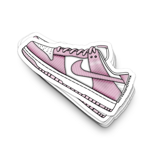 Dunk Low "Pink Corduroy" Sneaker Sticker
