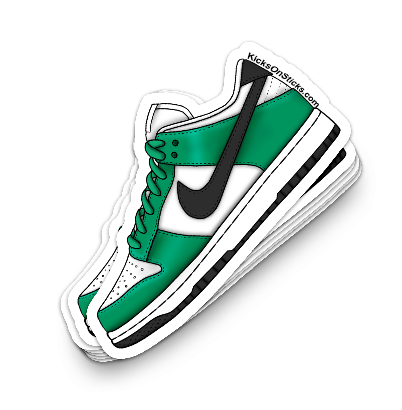 Dunk Low "Stadium Green" Sneaker Sticker