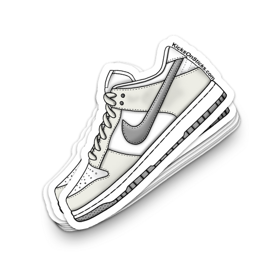 Dunk Low "Summit White Light Smoke Grey" Sneaker Sticker