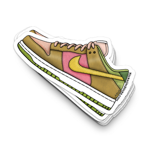 Dunk Low "Sun Club Arctic Orange" Sneaker Sticker