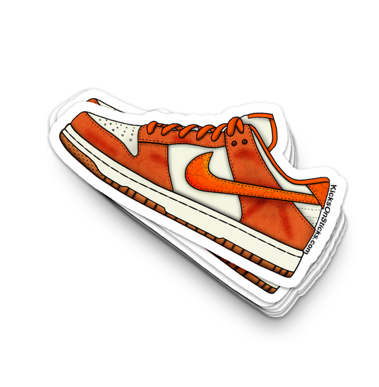 Dunk Low "Total Orange" Sneaker Sticker