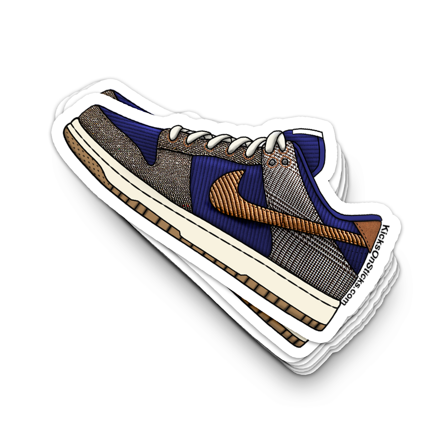 Dunk Low "Tweed Corduroy" Sneaker Sticker