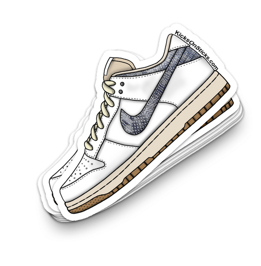 Dunk Low "Washed Denim" Sneaker Sticker