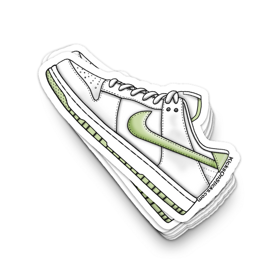 Dunk Low "White Honeydew" Sneaker Sticker
