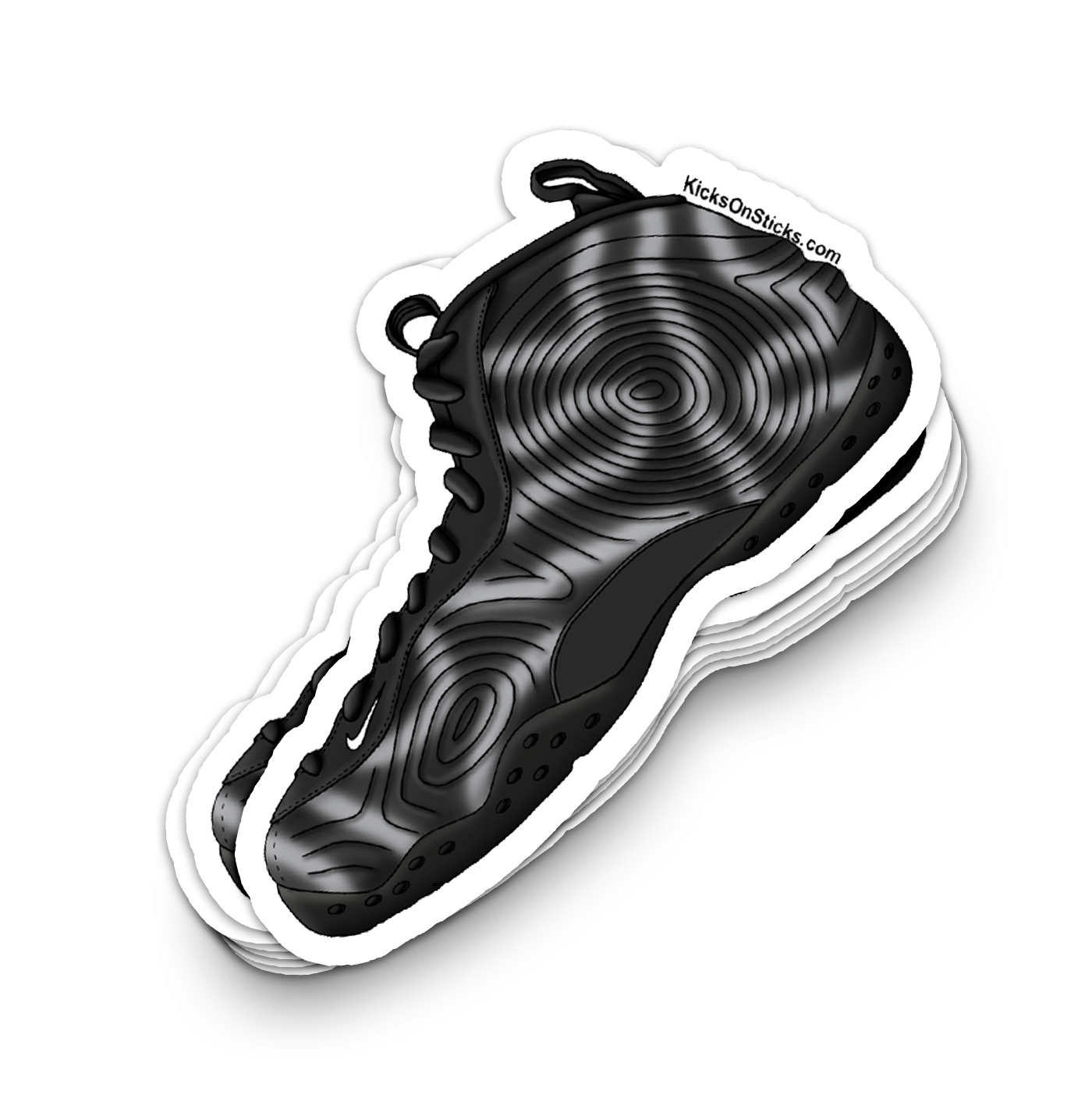 Foamposite "CDG Cat Eye" Sneaker Sticker