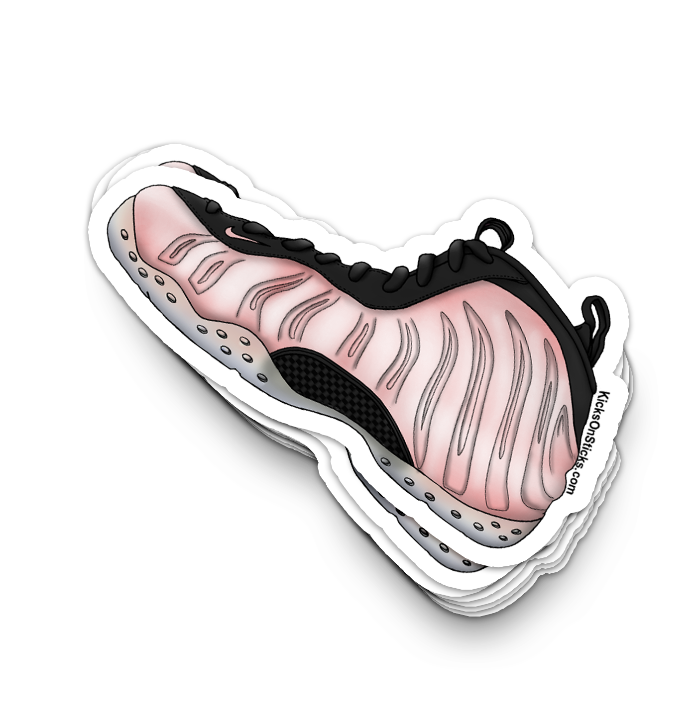 Foamposite "DMV" Sneaker Sticker