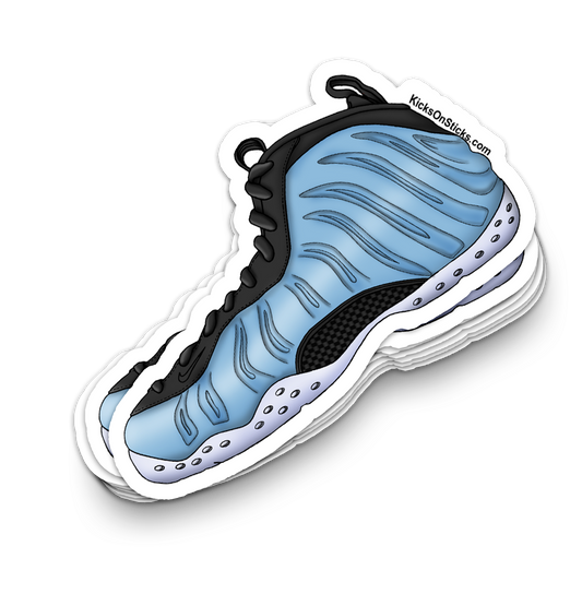 Foamposite "Psychic Blue" Sneaker Sticker