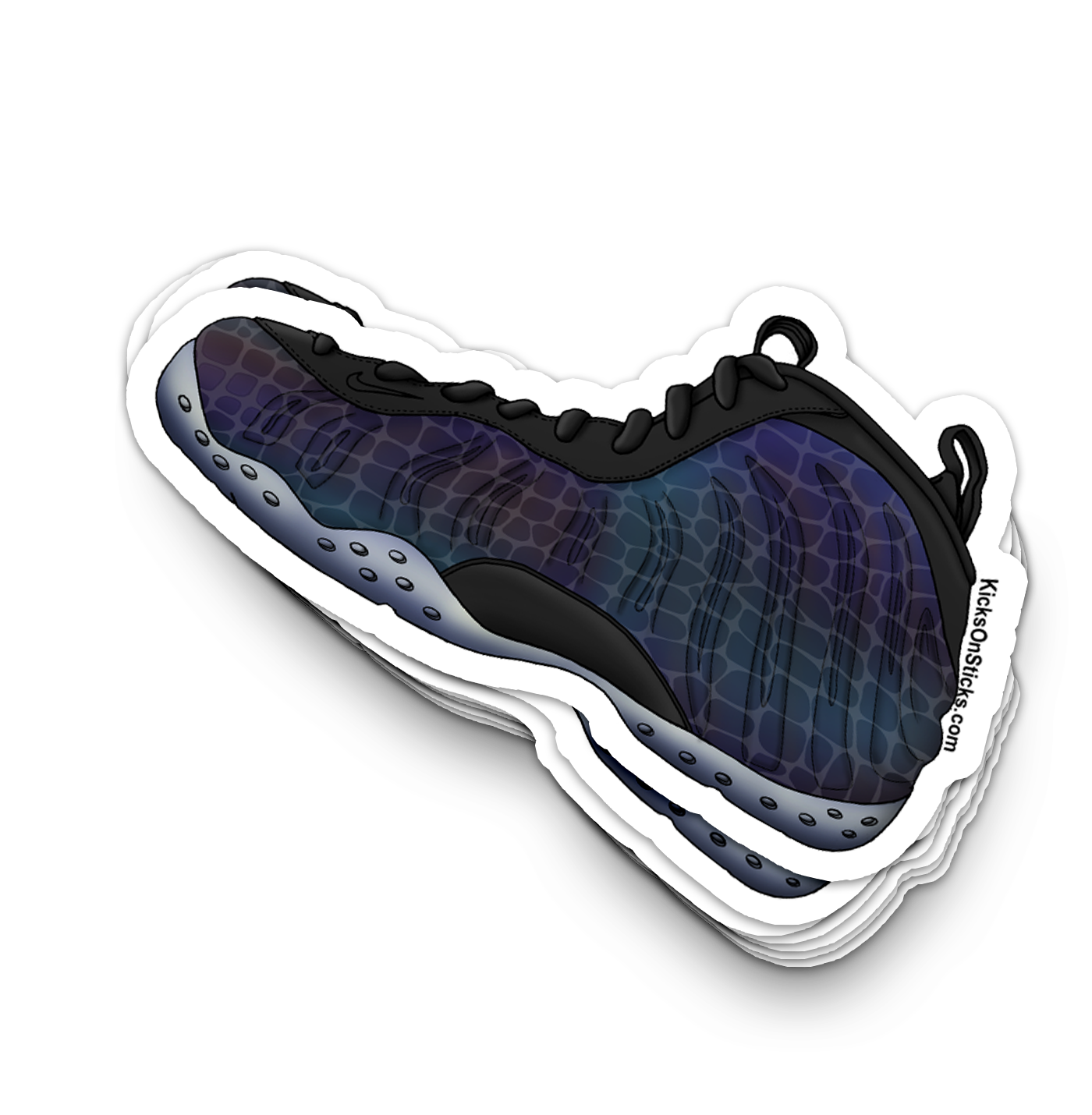 Foamposite "Tekken Kazuya" Sneaker Sticker