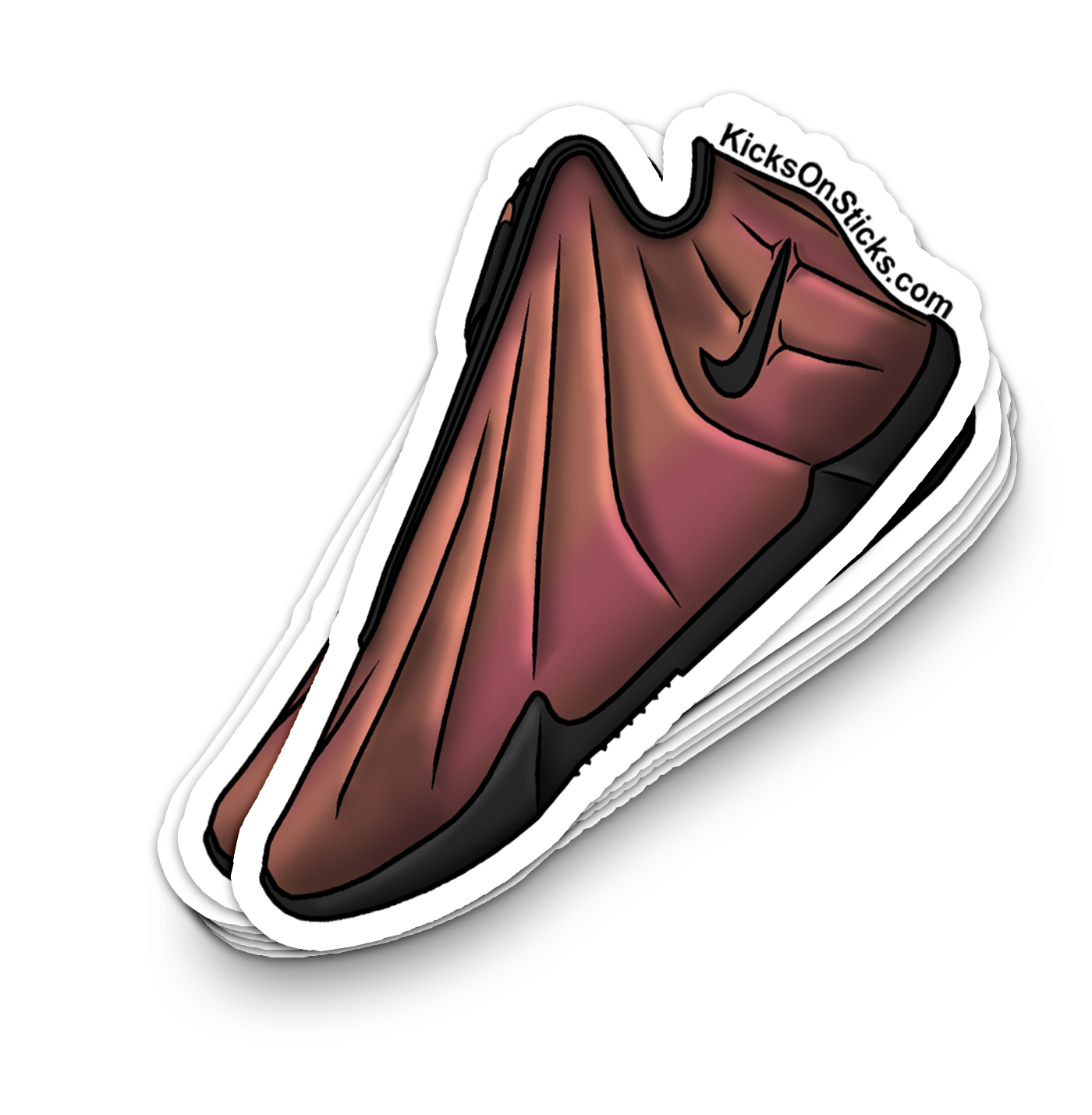 GT Future "Metallic Red Bronze" Sneaker Sticker