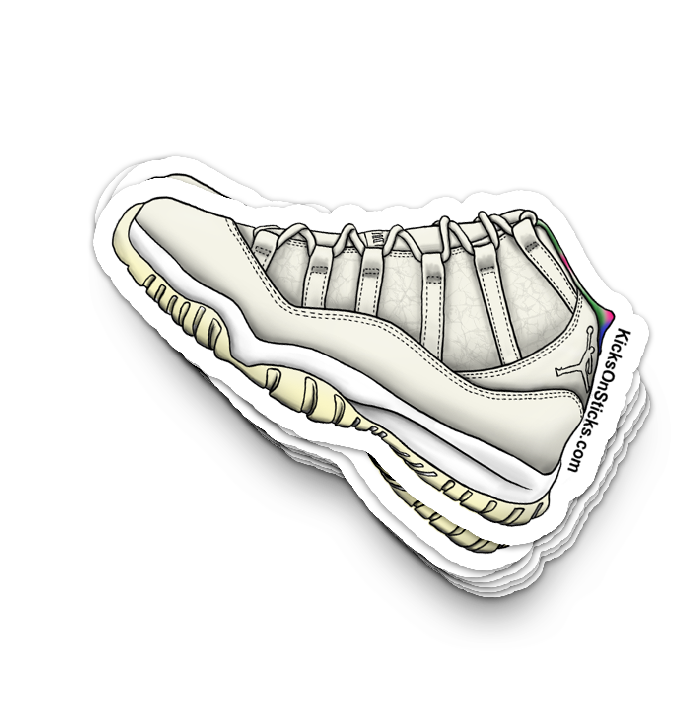 Jordan 11 "285" Sneaker Sticker