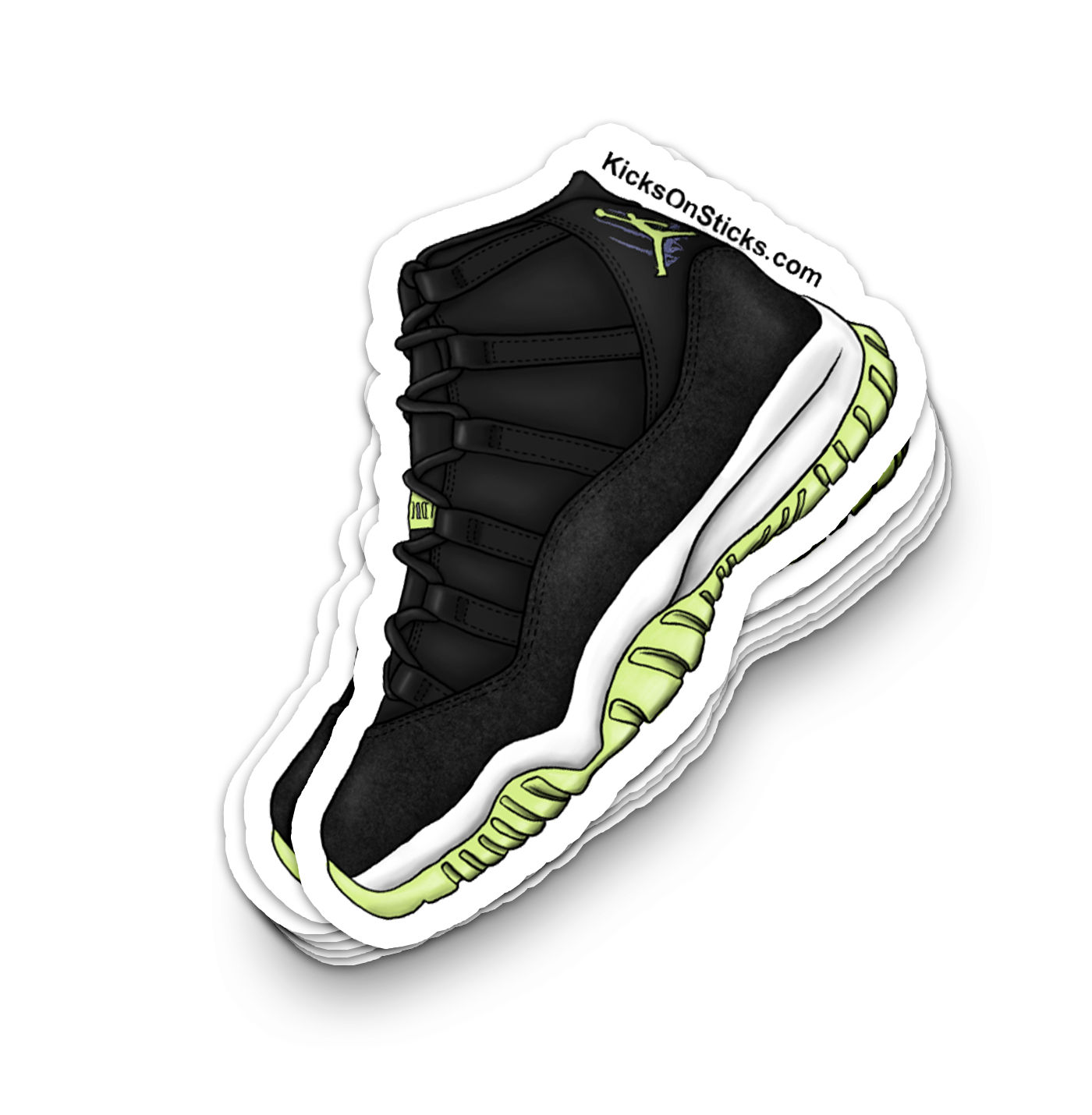 Jordan 11 "Inner Beast" Sneaker Sticker