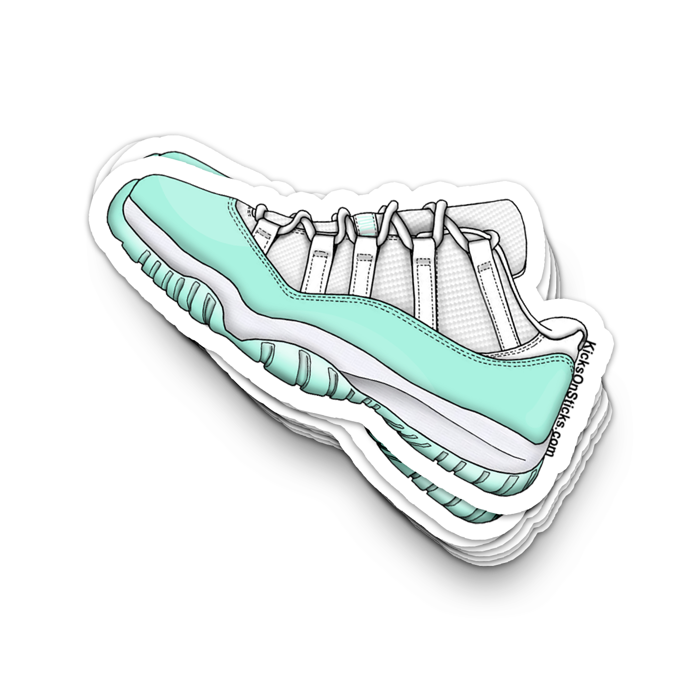 Jordan 11 Low "Igloo" Sneaker Sticker