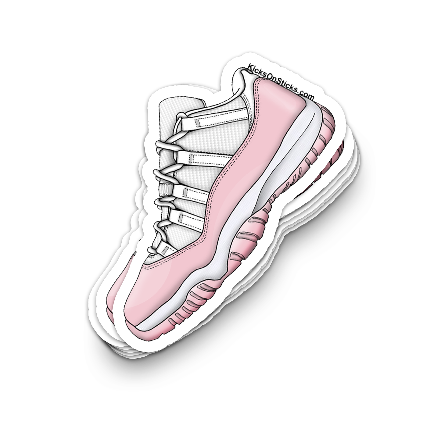 Jordan 11 Low "Legend Pink" Sneaker Sticker