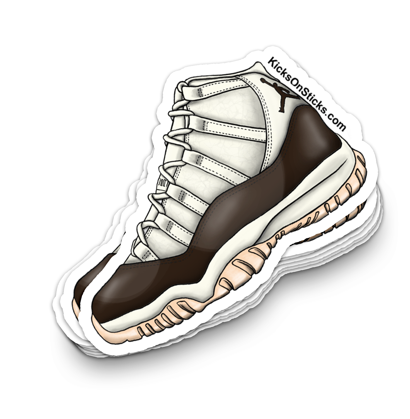 Jordan 11 "Neapolitan" Sneaker Sticker