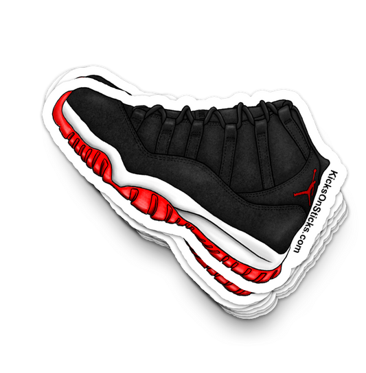 Jordan 11 "Velvet Bred" Sneaker Sticker