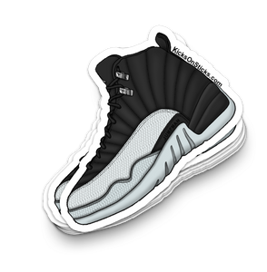 Jordan 12 "Black Wolf Grey" Sneaker Sticker