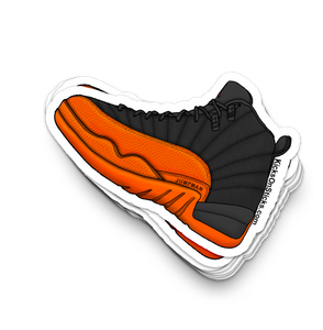 Jordan 12 "Brilliant Orange" Sneaker Sticker