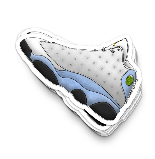 Jordan 13 "Blue Grey" Sneaker Sticker