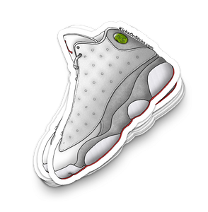 Jordan 13 "Wolf Grey" Sneaker Sticker