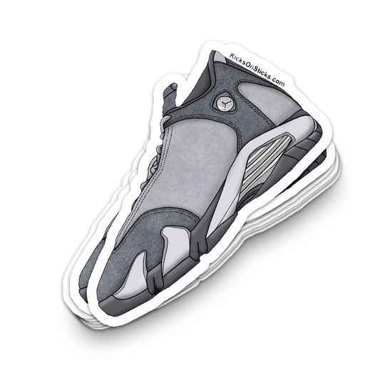 Jordan 14 "Flint Grey" Sneaker Sticker