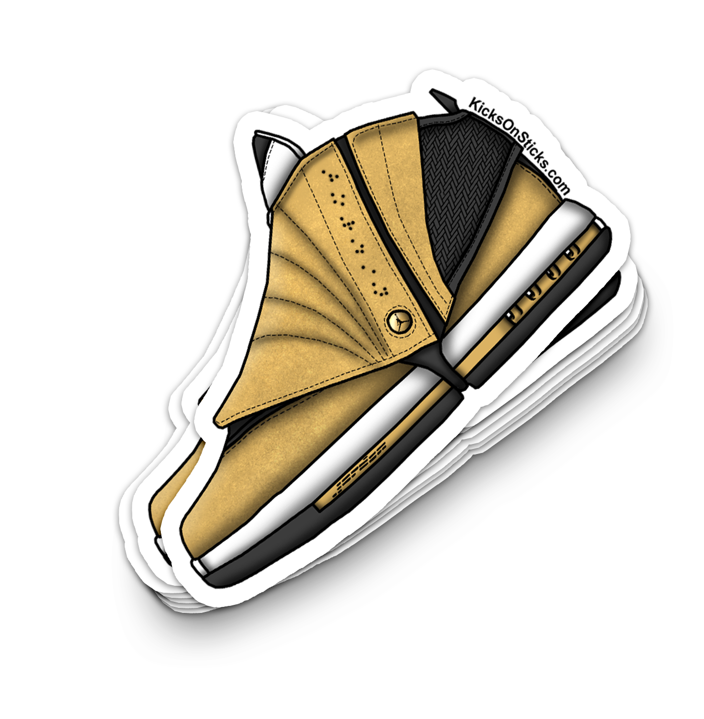 Jordan 16 "Ginger" Sneaker Sticker