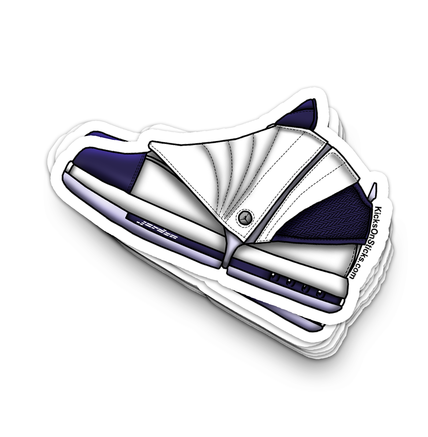 Jordan 16 "Midnight Navy" Sneaker Sticker