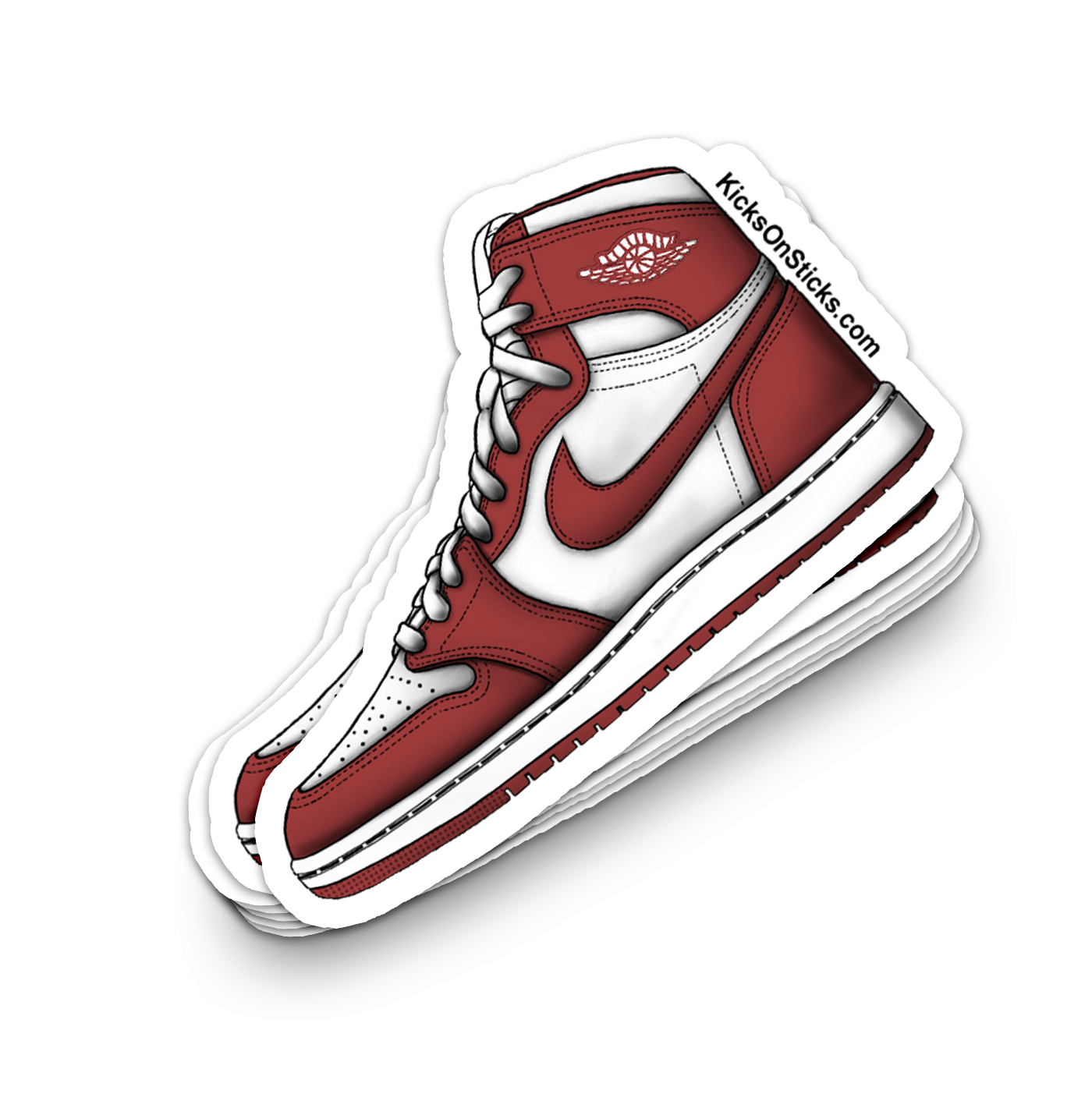 Jordan 1 "Artisanal Red" Sneaker Sticker