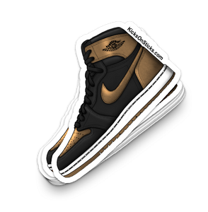 Jordan 1 "Black Gold 2024" Sneaker Sticker