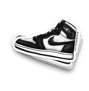 Jordan 1 "Black/White" Sneaker Sticker