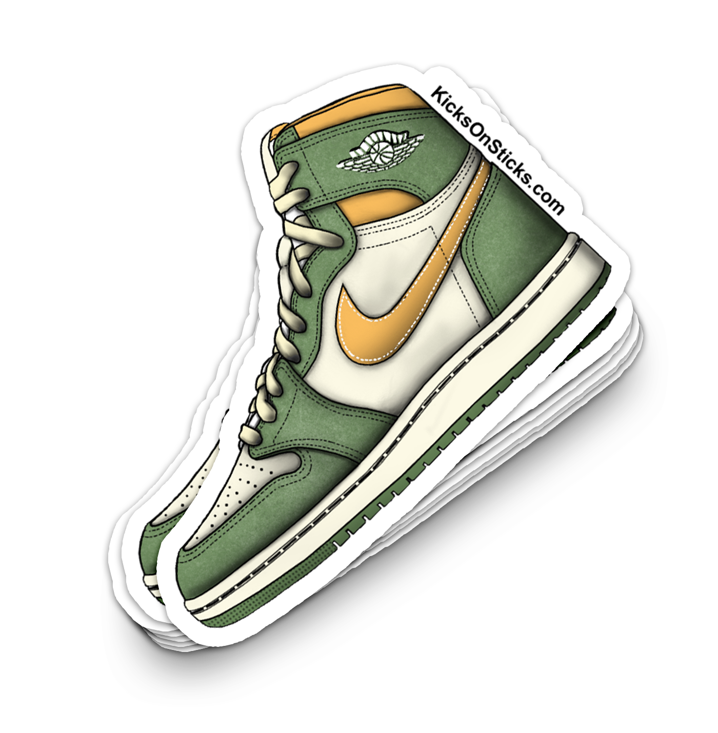 Jordan 1 "Craft Celadon" Sneaker Sticker