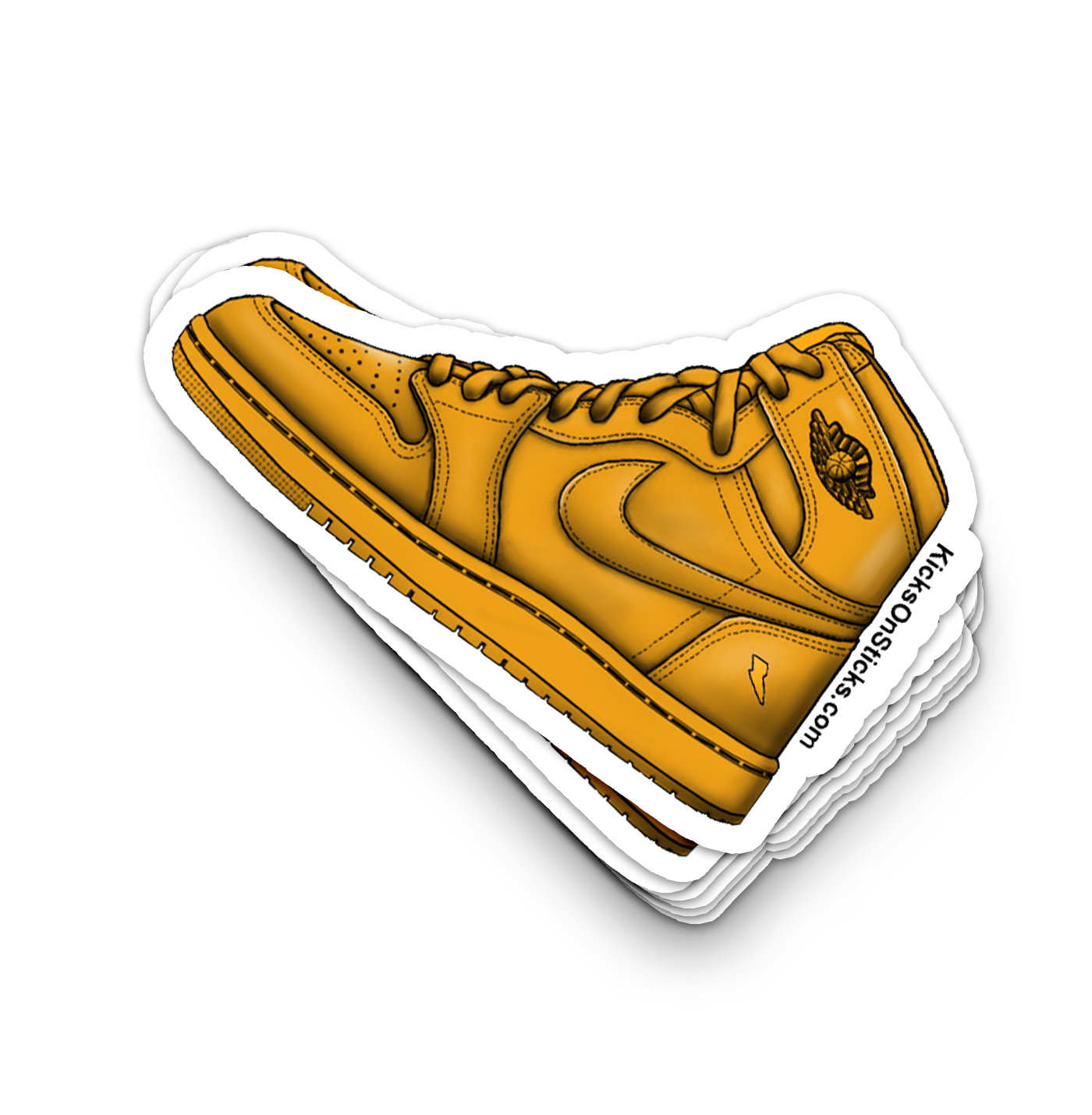 Jordan 1 "Gatorade" Orange Sneaker Sticker