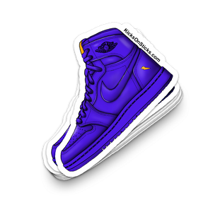 Jordan 1 "Gatorade" Purple Sneaker Sticker