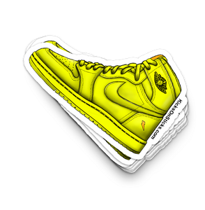 Jordan 1 "Gatorade" Yellow Sneaker Sticker