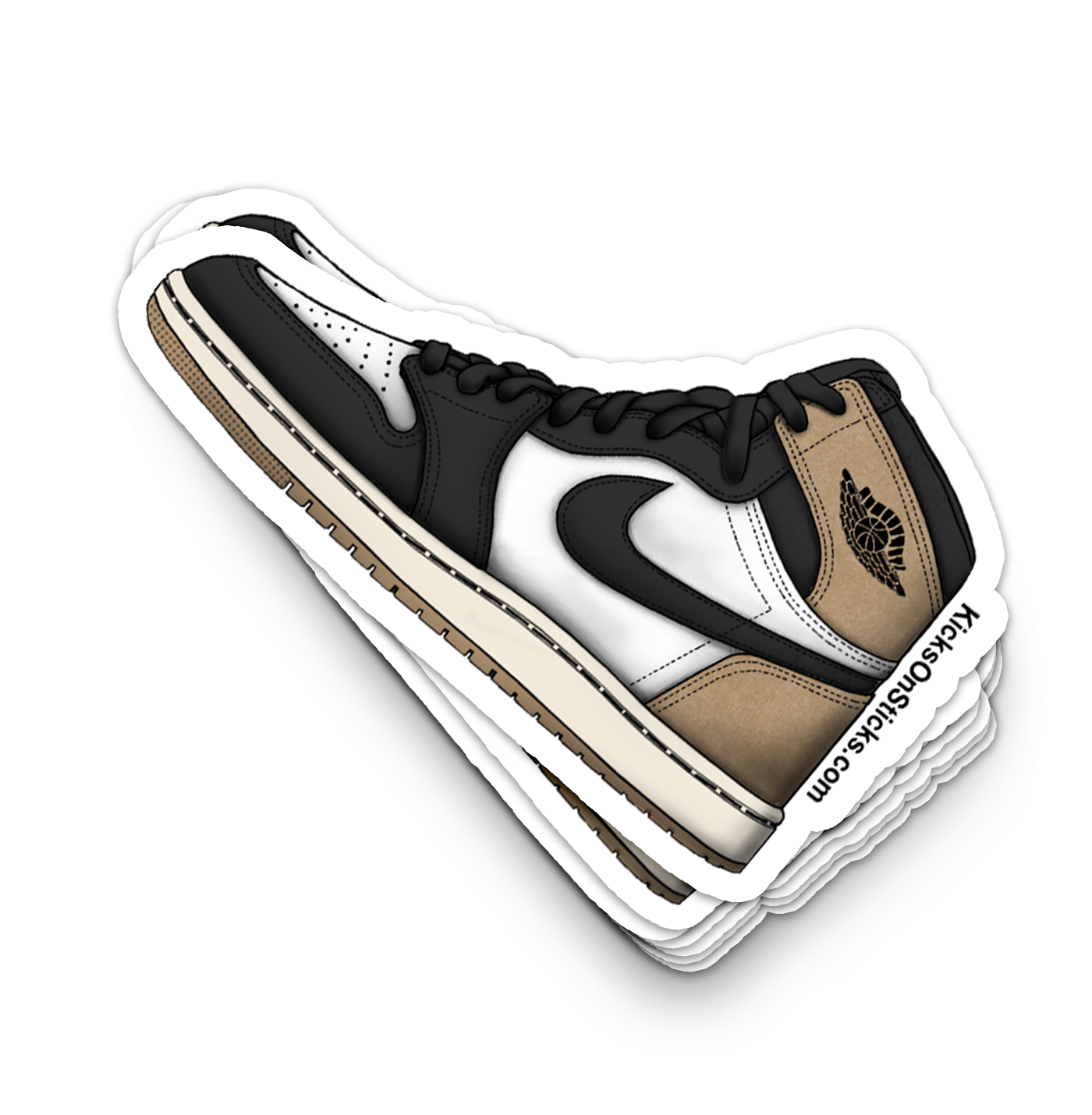 Jordan 1 "Latte" Sneaker Sticker