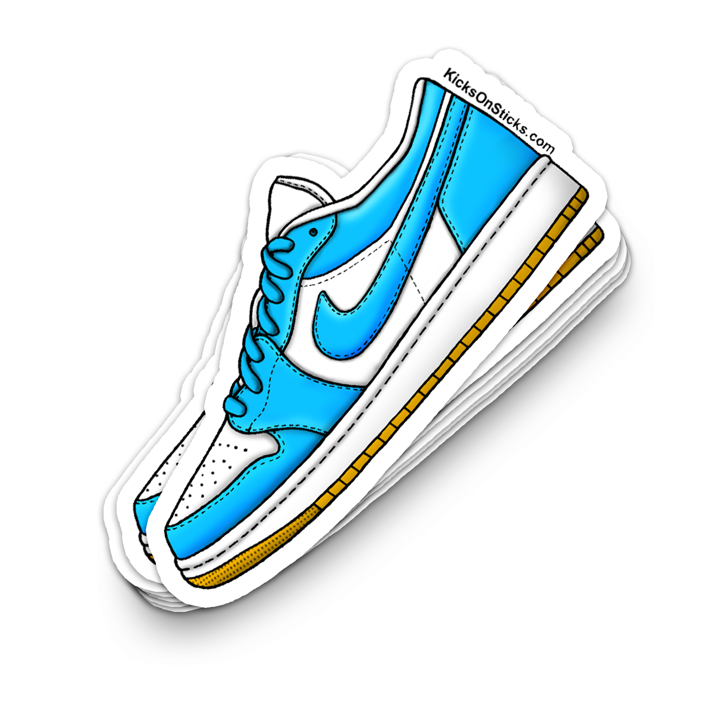 Jordan 1 Low "Aquatone" Sneaker Sticker