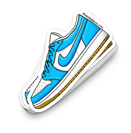 Jordan 1 Low "Aquatone" Sneaker Sticker