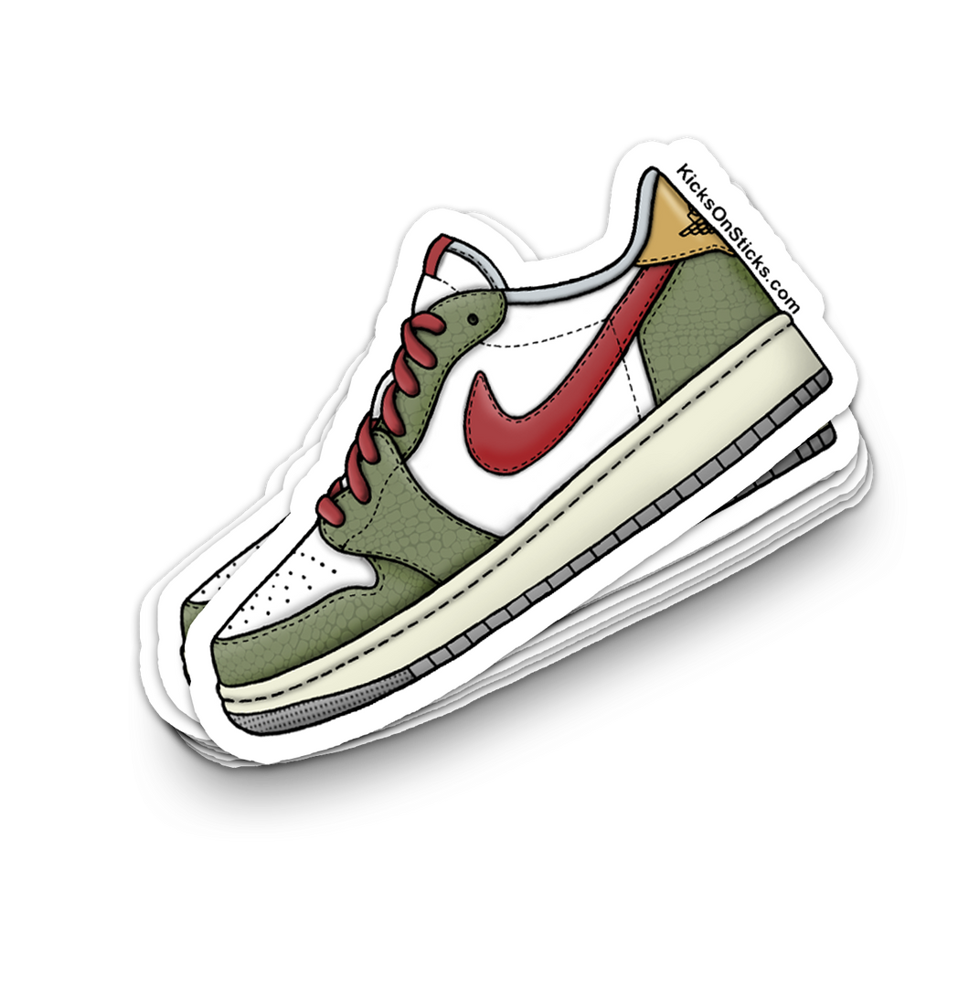 Jordan 1 Low Chinese New Year 24 Sneaker Sticker