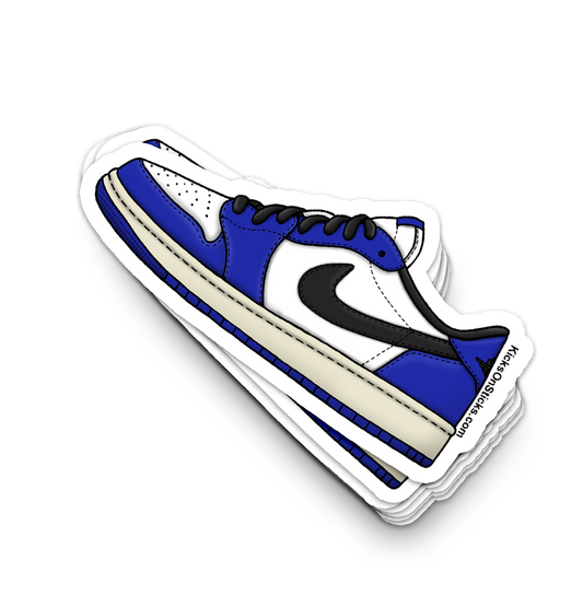 Jordan 1 Low "Game Royal" Sneaker Sticker