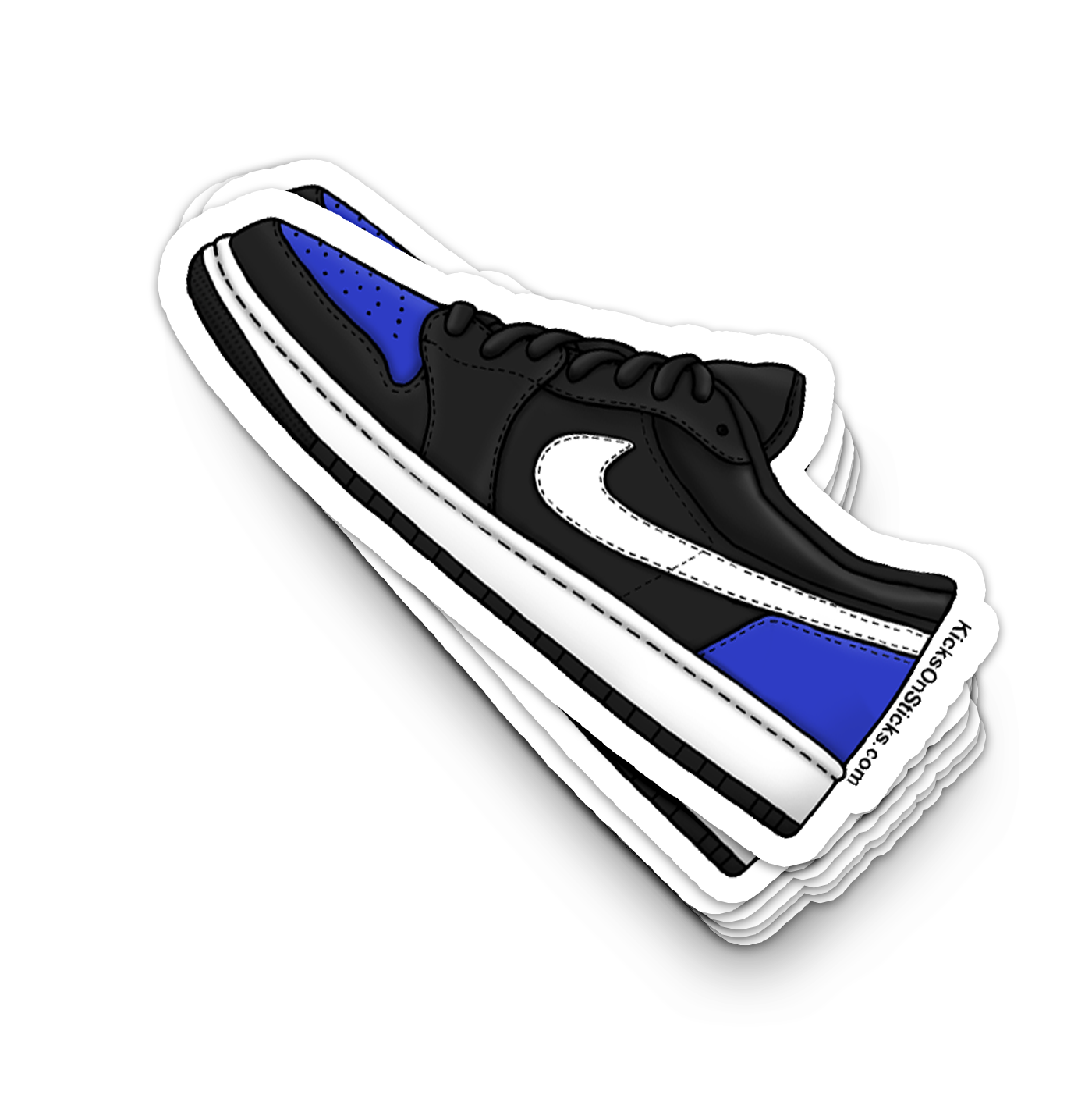Jordan 1 Low "Game Royal Toe" Sneaker Sticker
