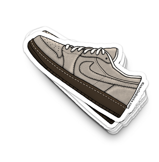 Jordan 1 Low "Metallic Zinc" Sneaker Sticker