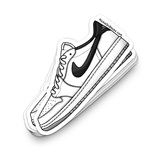 Jordan 1 Low "OG Metallic Black" Sneaker Sticker